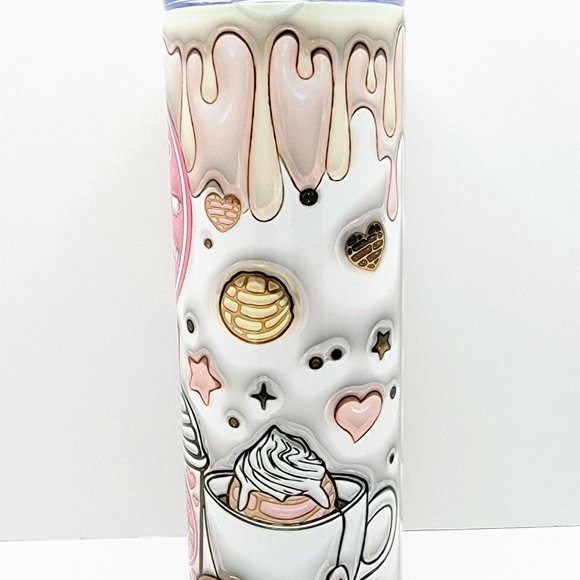 Cafecito y Chisme Tumbler, 20oz Insulated Spanish Cup - Picture 8 of 8